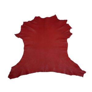 Ziegenleder Kirschrot