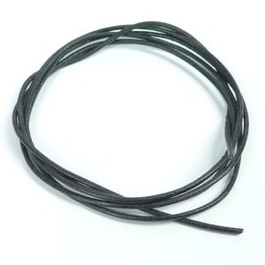 Leder Rundriemen 1,5 mm Schwarz