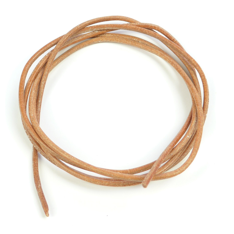 Leder Rundriemen 2,0 mm Natur