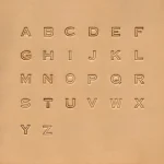 Alphabet- Set Block 1/4”