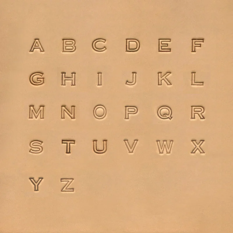 Alphabet- Set Block 1/4”