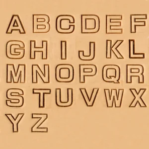 Alphabet-Set Bold 3/4”