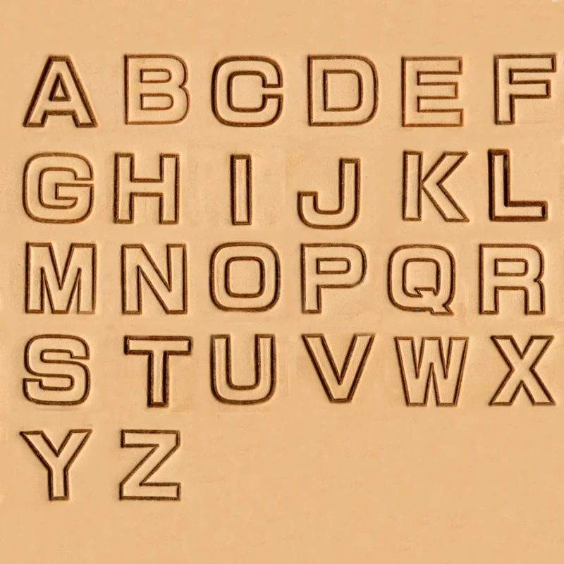 Alphabet-Set Bold 3/4”