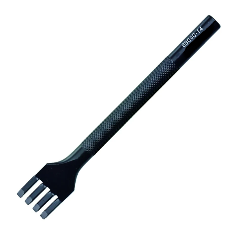 Chisel Lacing Stitching 4 Zähne schräg, 2,5 mm