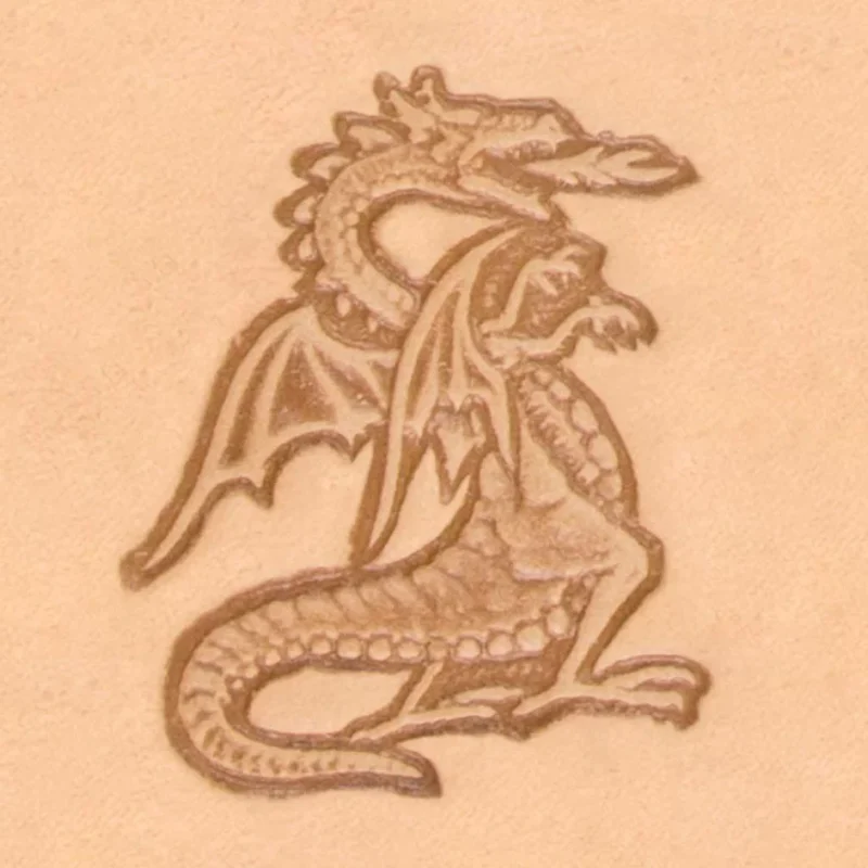 Drachen, 3D Stempel