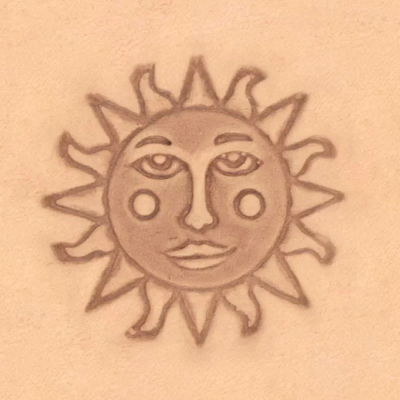 Sonnengesicht, 3D Stempel