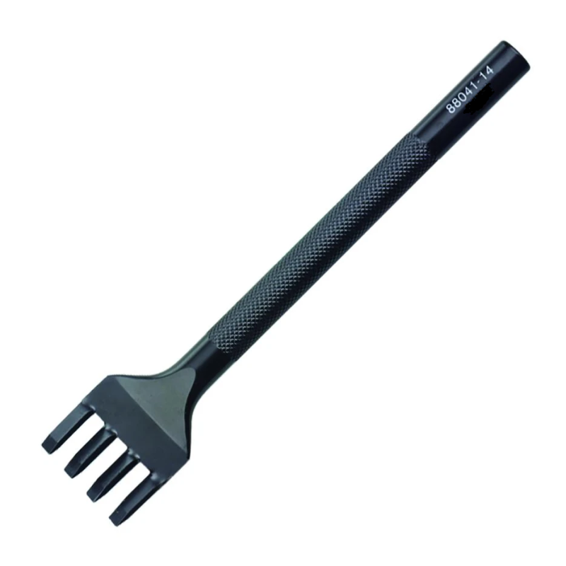 Chisel Lacing Stitching 4 Zähne schräg, 3 mm