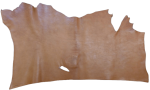 Rinderhals, pflanzlich gegerbt, Haithabu Sonderposten, Farbe cognac